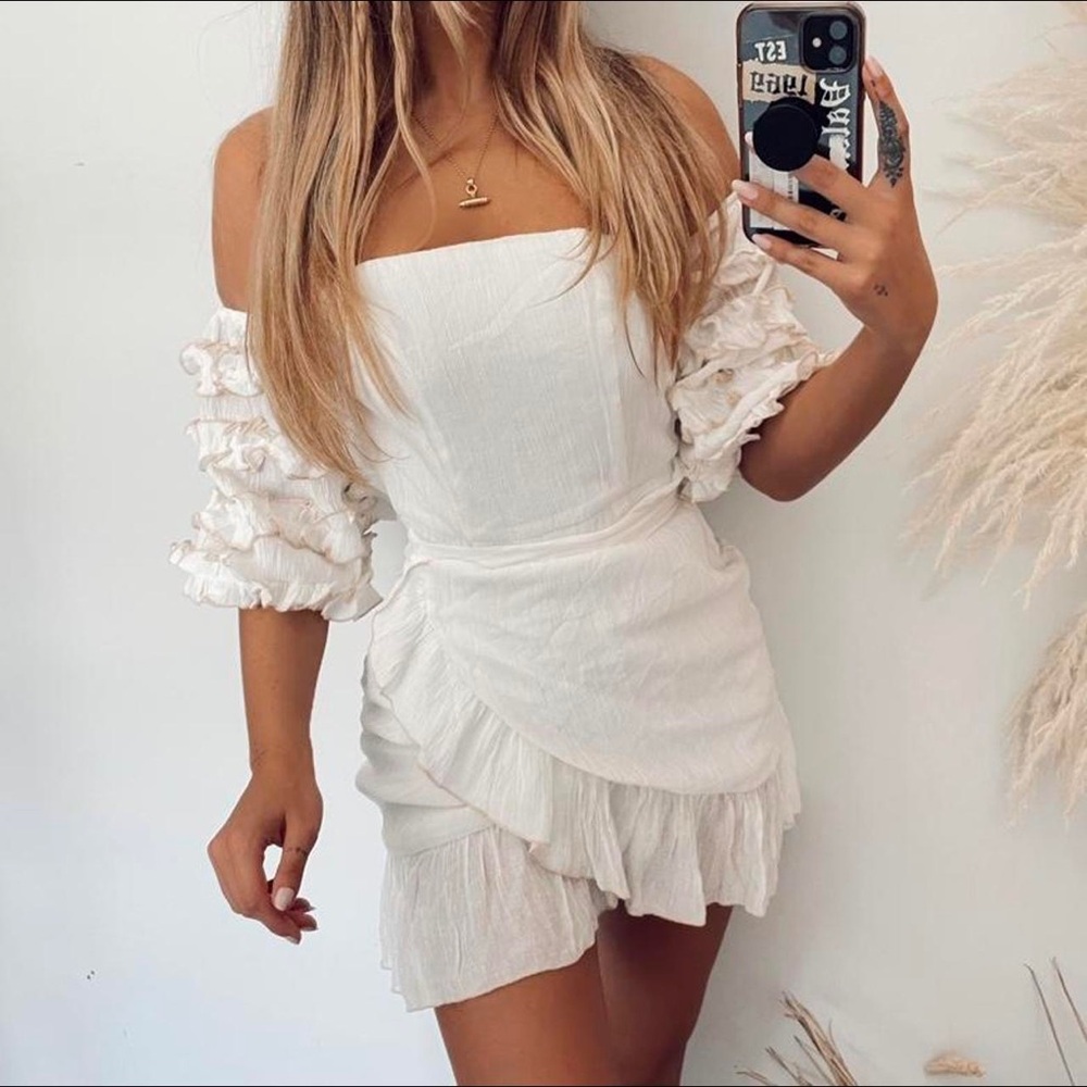 Sabo Skirt White Cream Dress